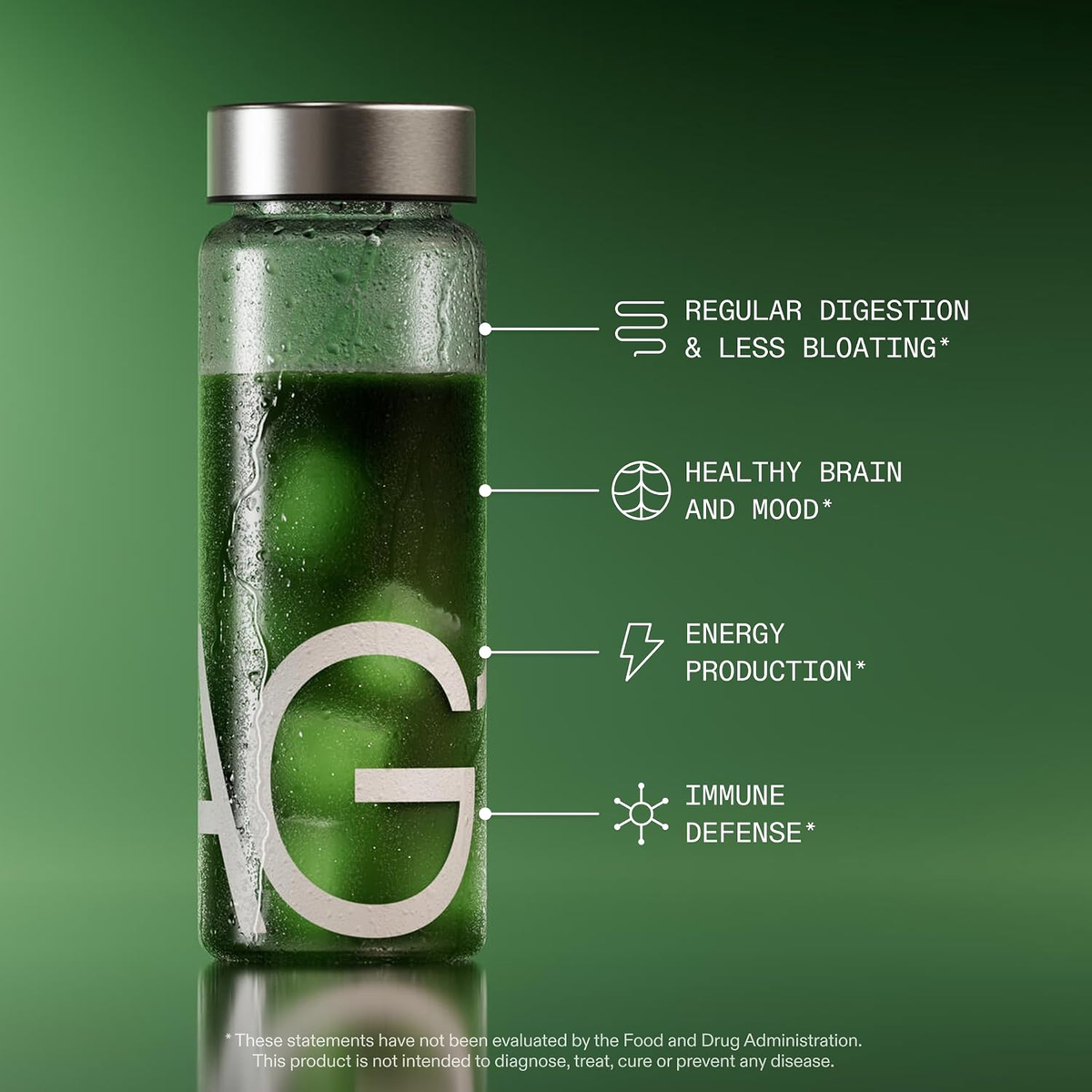 AG1 Daily Foundational Nutrition Greens Powder 30Day Supply 12.7oz