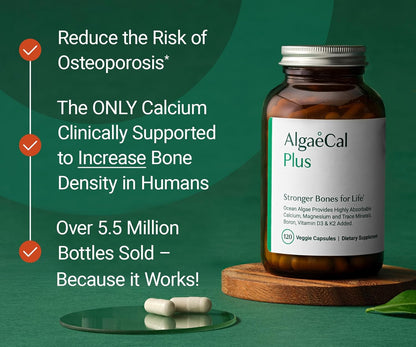 Plus Increase Bone Density Supplement 120 Veggie Capsules