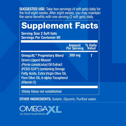 Joint & Muscle Support Drug-Free Supplement 120 Softgels