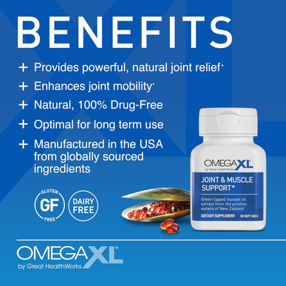 Joint & Muscle Support Drug-Free Supplement 120 Softgels