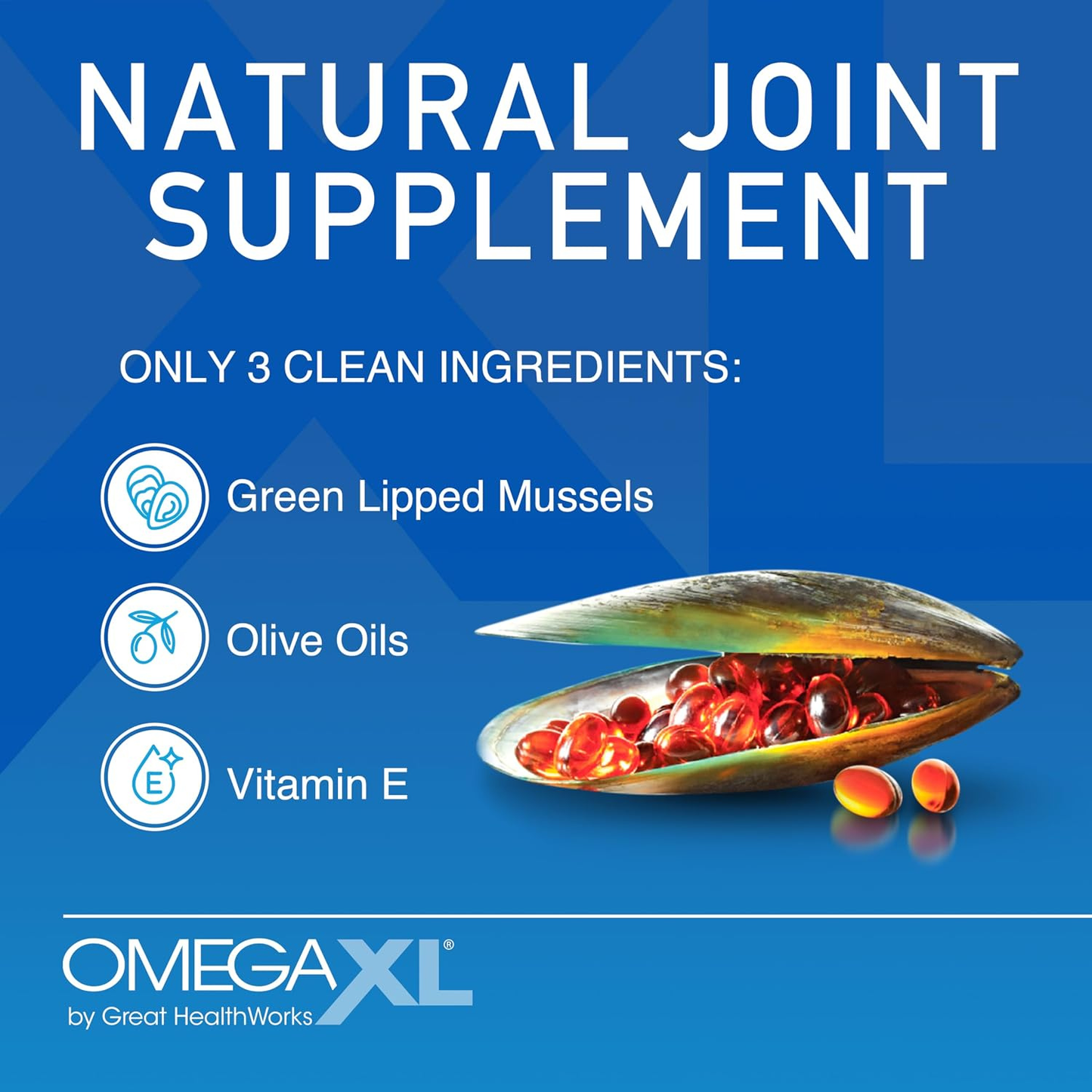 Joint & Muscle Support Drug-Free Supplement 120 Softgels
