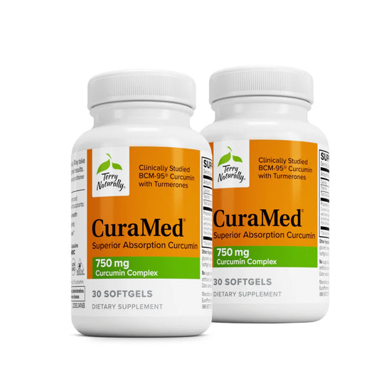 Curcumin 750mg 120 Softgels 2 Pack by CuraMed